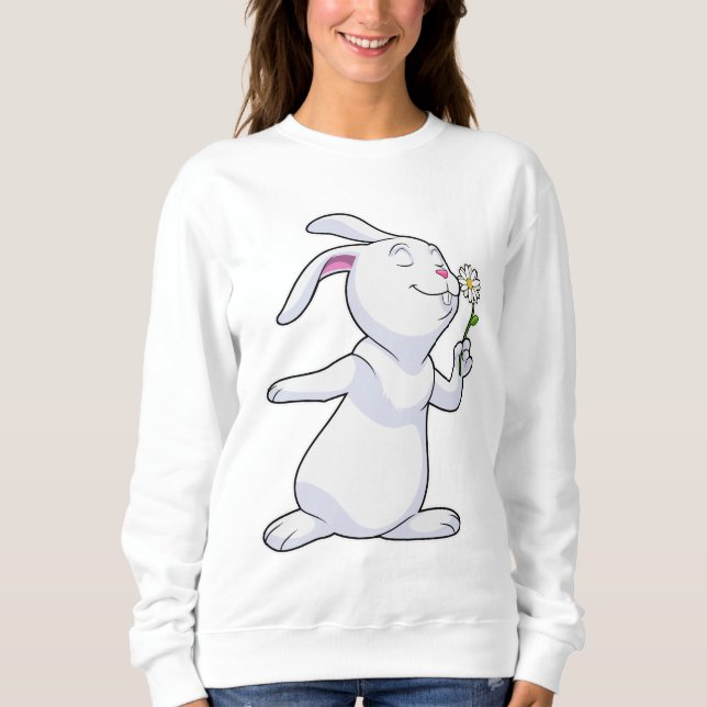 Sudadera Rabbit with Daisy (Anverso)
