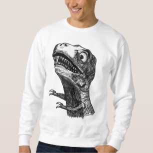 Sudadera Rabia Meme de T-Rex - 2 echaron a un lado camiseta