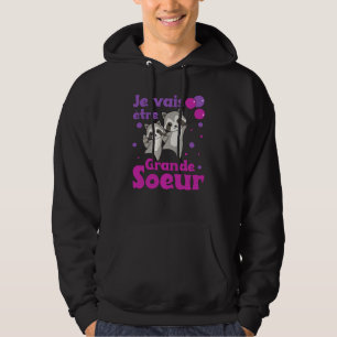 Sudadera Raccoon Big Sister 2022 Para Hermanos