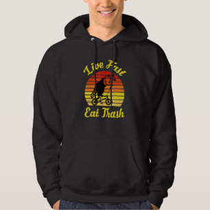 Sudadera Raccoon Camping Senderismo Vintage