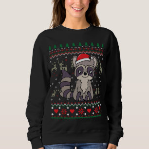 Sudadera Raccoon Christmas Ornament Gift Gracioso
