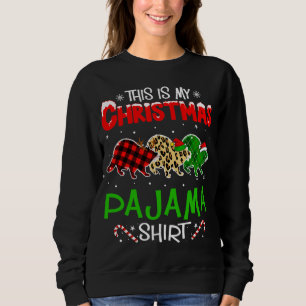 Sudadera Raccoon Christmas Tree Animals This is My Xmas Paj