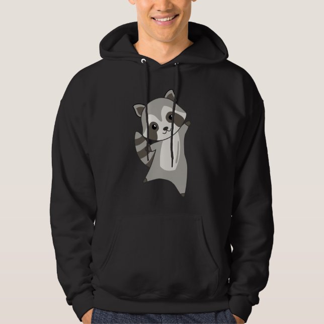 Sudadera Raccoon Cute Animales Niños Regalo Idea (Anverso)