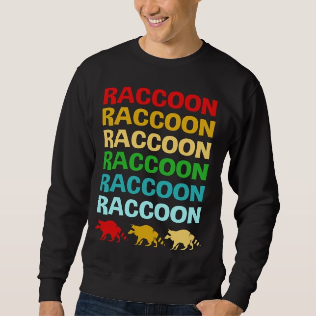 Sudadera Raccoon de Team Trash (Anverso)