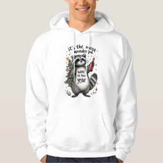 Sudadera Raccoon del Año el vino más maravilloso