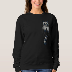 Sudadera Raccoon En Su Bolsillo Delantero Raccón Chest P