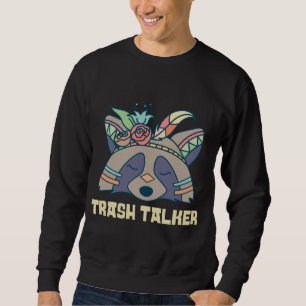 Sudadera Raccoon Pun Trash Talker Boho Funny Coon Lover Gif