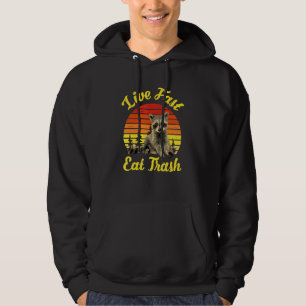 Sudadera Raccoon Raccoon Camping Vintage Retro