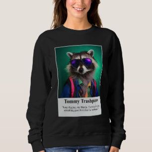 Sudadera Raccoon Shirt de los 90 - Graciosa camiseta de los