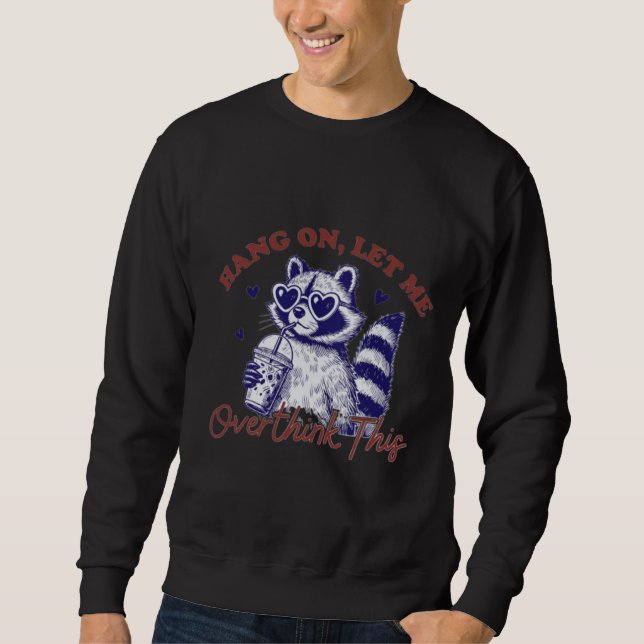 Sudadera Raccoon sobrepensante (Anverso)