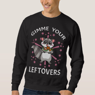 Sudadera Raccoon Trash Panda Leftovers Ringtail Love Animal