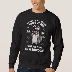 Sudadera Raccoon Trash Panda Ringtail Cubre Animal