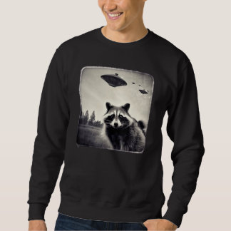 Sudadera Raccoon UFO Alien Costume #2 Kids Women Mens Funny
