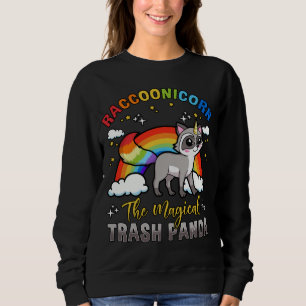 Sudadera Raccoon Unicorn Trash Panda Ringtail Lover