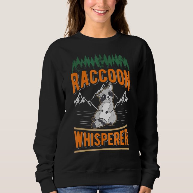 Sudadera Raccoon Whisperer (Anverso)