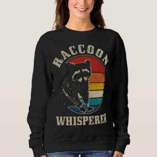 Sudadera Raccoon Whisperer Vintage Retro Racoon Street Cat