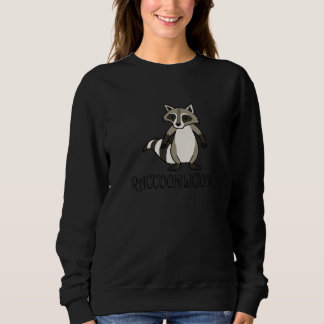 Sudadera Raccoonilicious Ironic Saying Cute Raccoon Wild An
