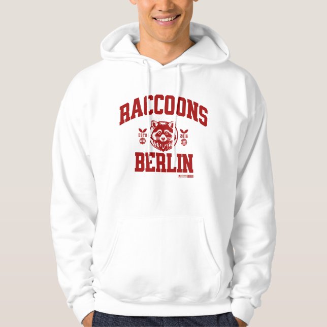 Sudadera Raccoons Berlin – Urban Street Squad (Anverso)