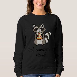 Sudadera Raccoons Comiendo Pizza Cute Irónico Roedor Raccoo