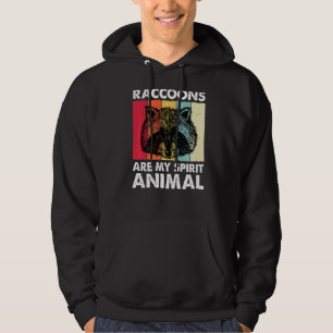 Sudadera Raccoons Espíritu Racoon Animal Raccoon Chicas