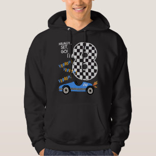 Sudadera Race Car 8Nacimiento Carreras Contra El Conductor 