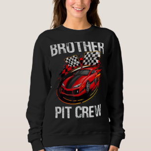 Sudadera Race Car Birday Party Carreras Familia Brother Pit