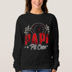 Sudadera Race Car Birday Party Carreras Familia Papa Pit Cr