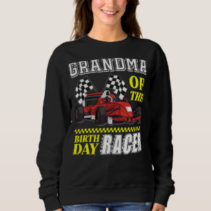 Sudadera Race Car Fiesta Abuela De Birthday Racer Racin