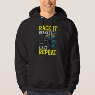 Sudadera Race it Brax It Fix It Repeat Tunin