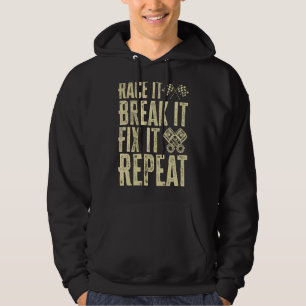 Sudadera Race It Break It Fix It Repeat Hilaia