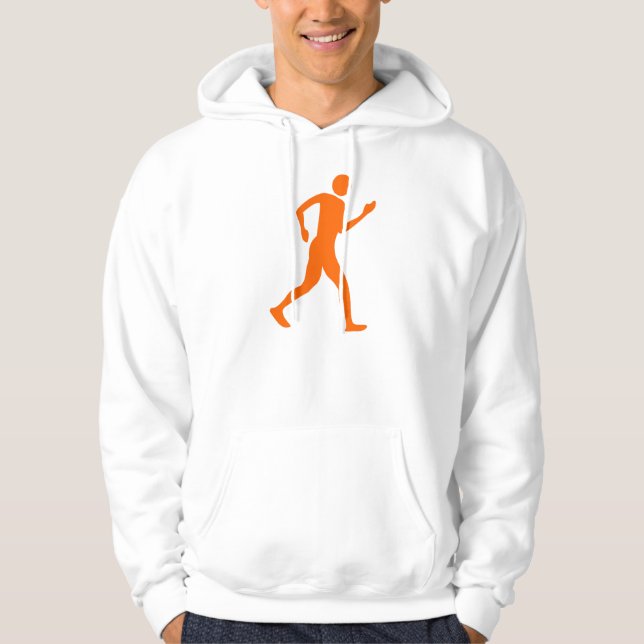 Sudadera Racewalking - Naranja (Anverso)