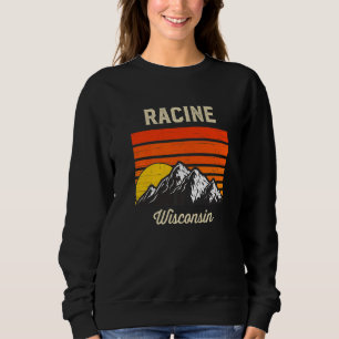 Sudadera Racine Wisconsin Retro City State Usa