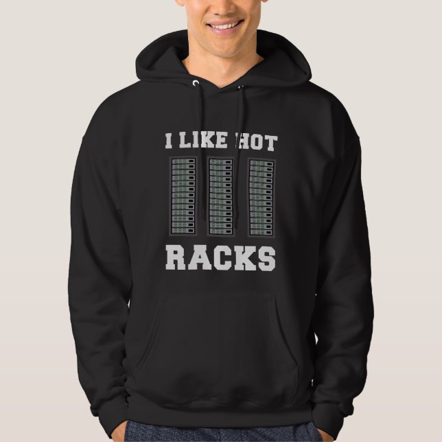 Sudadera Rack de servidor de informática para programadores (Anverso)