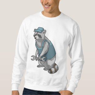 Sudadera Racoon como artesano con llave