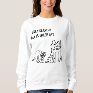 Sudadera racoon inspirador