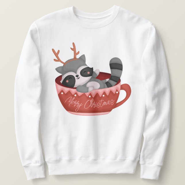 Sudadera Racoon Sweatshirt (Anverso del diseño)