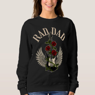 Sudadera Rad Guitar Papá Padres Día Papá Chiste Mentes Gráf