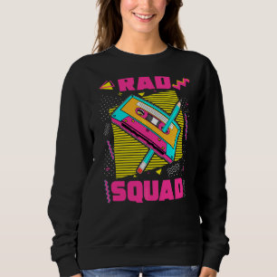 Sudadera Rad Squad 90 Cinta Cassette 90 Nostalgi estética