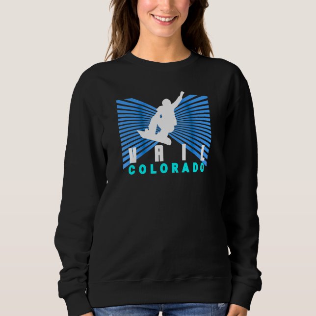 Sudadera Rad Vail Co Snowboard Vail Rad Snowboarder Vail Re (Anverso)