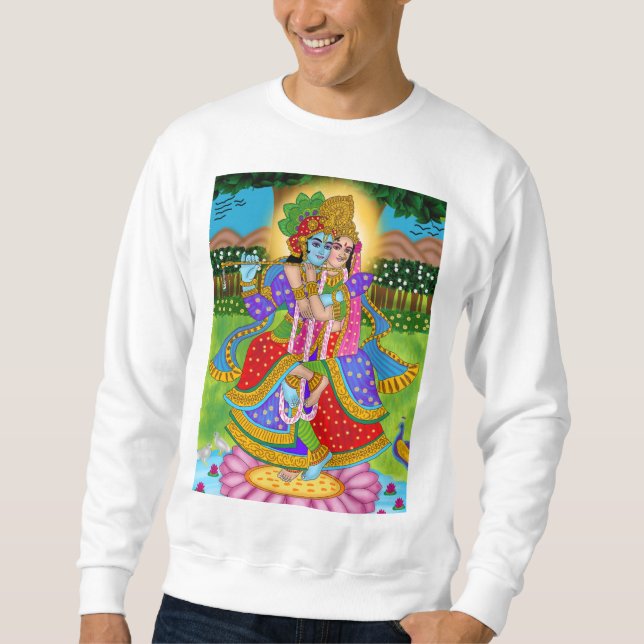 Sudadera Radha Krishna Hoodie (Anverso)