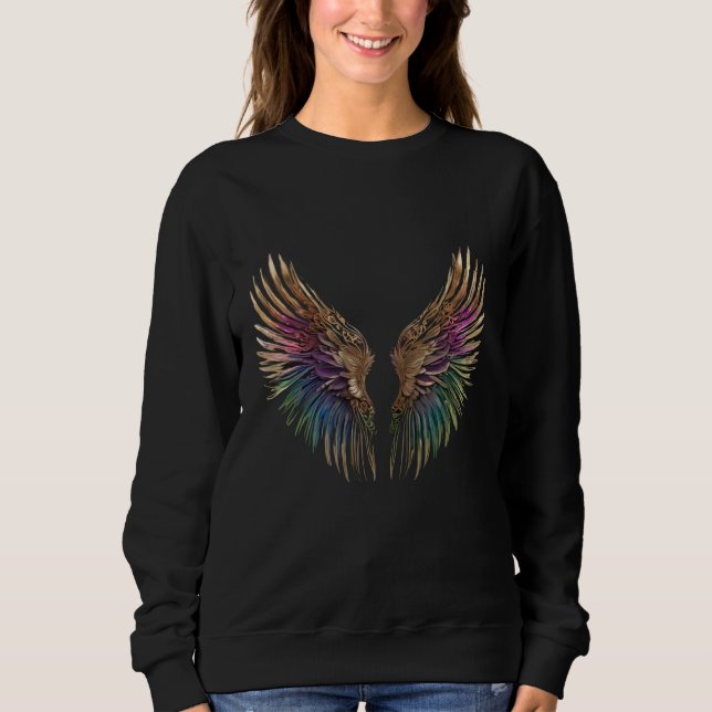 Sudadera Radiant Wings Hoodie: Usa tu libertad (Anverso)