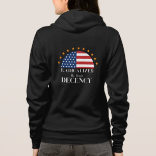 Sudadera Radicalizado por la bandera de los Estados Unidos
