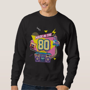 Sudadera Radio Roller de Fiesta de música de los años 80 