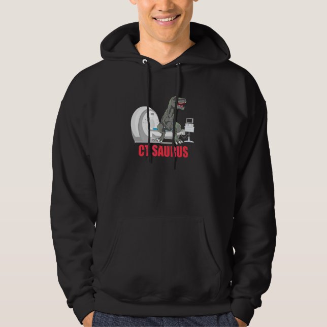 Sudadera Radiología De Dinosaurios Ct Saurus Rex Radiología (Anverso)