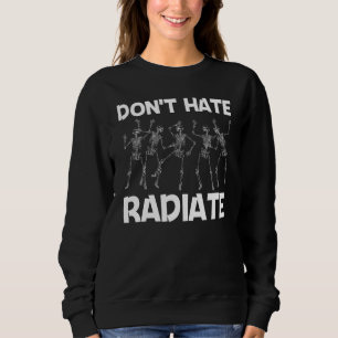 Sudadera Radiología para hombres mujeres esqueleto rayos X 
