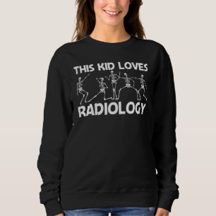Sudadera Radiología para niños medicina terapia de radiació