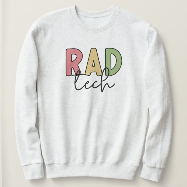 Sudadera Radiología Radiológica Tecnológica Rad Tech (Anverso del diseño)