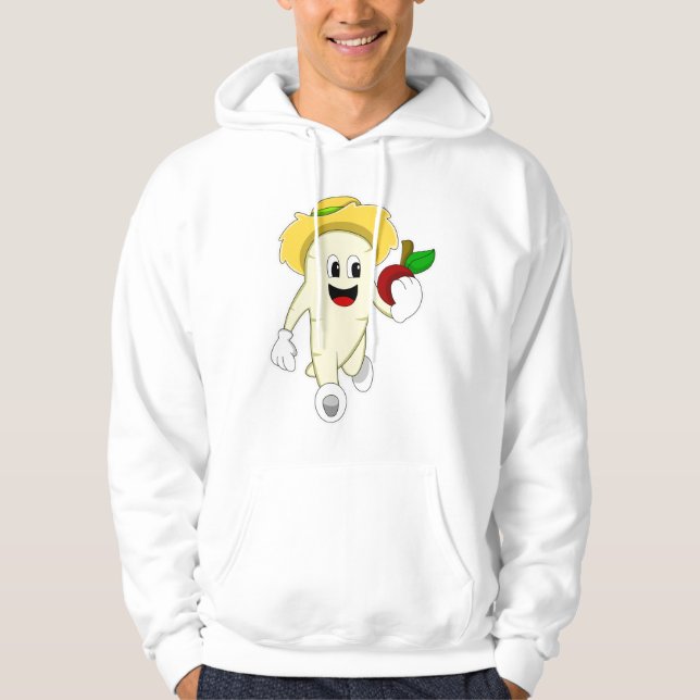 Sudadera Radish como granjero con fruta (Anverso)