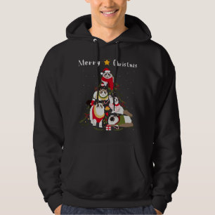 Sudadera Ragdoll Christmas Tree Xmas Cat Lover