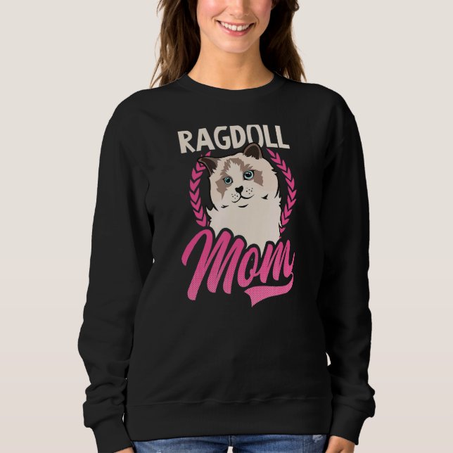 Sudadera Ragdoll Mom Ragdoll Cat (Anverso)
